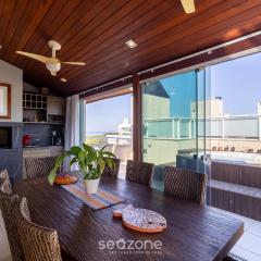 Cobertura c/ Jacuzzi em cond. pé na areia VIC0401