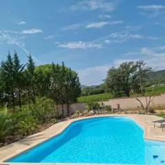 Chambre face aux vignes
