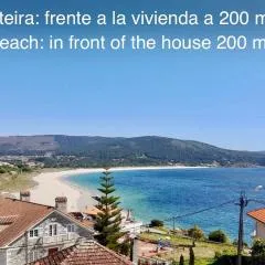 Refugio climático en Finisterre frente a la playa con vistas al mar!!