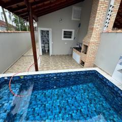 Casa na praia com piscina e Wi-fi
