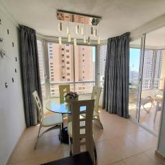 Apartment Alhambra Rincon de Loix Benidorm-sea view-balcony, free parking, Wi-Fi, pool, new air conditioning