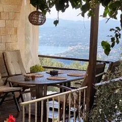 Lorantina Luxury Sea View Holiday House close to Barbati & Ipsos Beach with Starlink WiFi