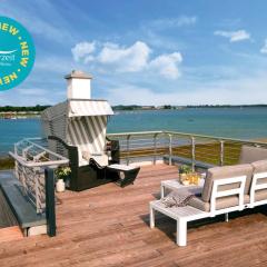 "Meerliebe" Wasserblick, 3 Terrassen, 2 Strandkörbe, Sauna, Kamin, Highspeed-Wlan