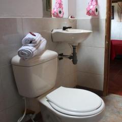 Bella casita de adobe vía a la laguna de Tota