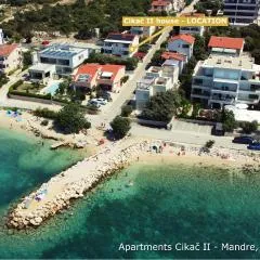 Apartments Cikač II - modern apartments by the beach