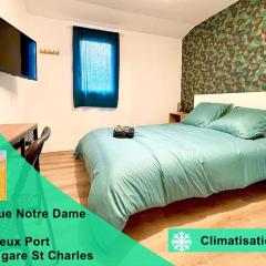 T4 plein coeur de Marseille avec vue Notre Dame