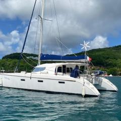 Cabine catamaran Baie de Ste Anne