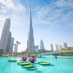 Burj Khalifa View Downtown Gem, 8 Minutes Walk to Dubai Mall