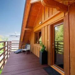 Apartmán ve srubu s balkónem