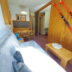 Studio cosy à Valmorel, 100m des remontées, animaux admis - FR-1-356-444