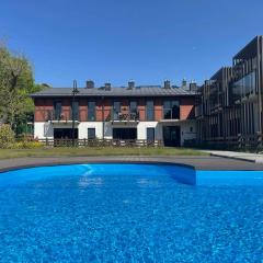 Blue Waves Apartament Trzęsacz z podgrzewanym basenem