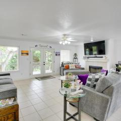 Lakefront Hot Springs Condo with Balcony and Fireplace