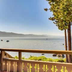 Lake Tahoe Gem with Furnished Deck and Water Views!