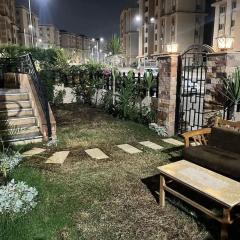 apartment with Garden & Private access in Gardenia City Compound for families only