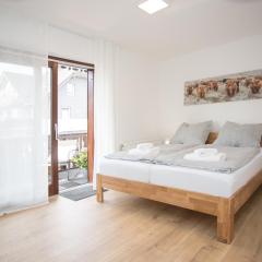 Suite Deluxe for 5 - 2 Bedrooms - Free Private Parking - 5 Min to Slopes - Terrace