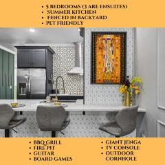 5 Bdr 4,5 Bth Villa - Pool Table - Fenced Yard