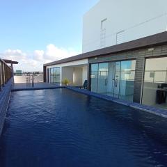 Intermares, Apartamento Automatizado e Inteligente - Piscina, Elevador, Garagem - Conforto, Paz e Sossego, excelente para descansar, trabalhar ou estudar