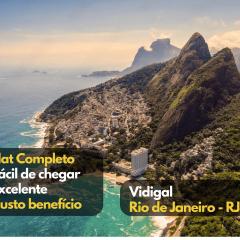 Flat completo para até 4 pessoas no Vidigal - RJ