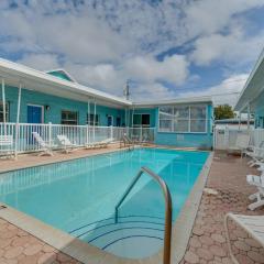 Walk to Johns Pass Studio with Pool Access!