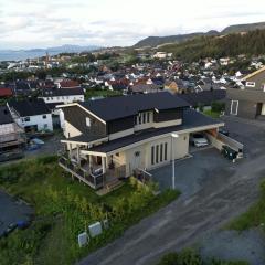 New and trendy home with fjord view