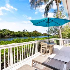 Heron Lagoon, dock, pool, the Ringling at Siesta Key Bungalows