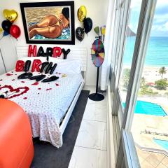 Ocean View apt on Isla Verde in a 14th floor