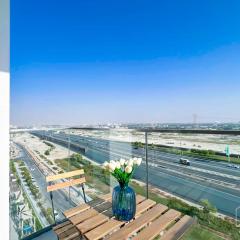 Stylish 1BR with Balcony in Azizi Riviera