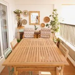 Ático con piscina y gran terraza en Playa Pobla de Farnals