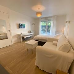 Grande chambre avec cuisine privée