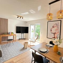 AB2 Luxuriöse EG-Wohnung mit Gartenblick & Garage - 3 Min zur S-Bahn - Nähe Messe Stuttgart, Daimler & IBM - Ideal für Familien & Geschäftsreisende