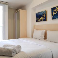 Minimalist and Comfortable Studio Apartment Tokyo Riverside PIK 2 By Travelio