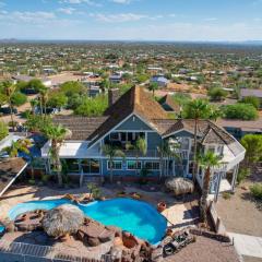 Pool with Slide and Playground Arizona Group Getaway!