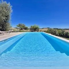 Historic farmhouse in Senigallia with swimming pool, barbecue, gym, olive grove and garden