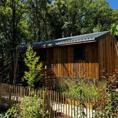 Cabane en bois pour 5 personnes avec espace extérieur privatif et climatisation