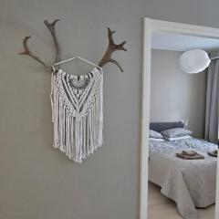 Uusi kotoisa kaksio yksityissaunalla