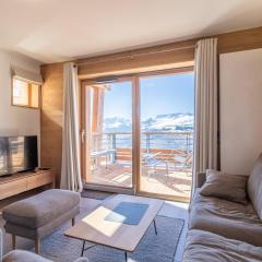 Appart 3 ch. moderne Les Arcs 1800, 8 pers., accès détente - FR-1-352-48