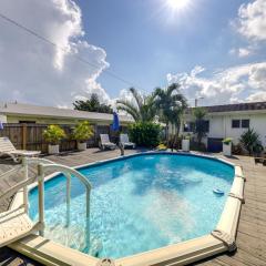 4 Mi to the Beach Pet-Friendly Oakland Park Home
