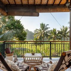 Family Paradise Villa, Shared Pool, Jungle & Rice Field Views