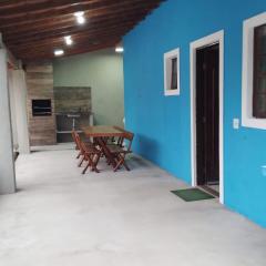 Casa azul da praia