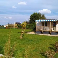 Mobil-home vue mer et campagne