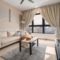 4BR Modish Room MVertica Near MRT by RumaBnB