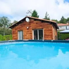 Chalet avec piscine privée