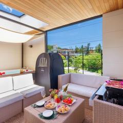 BBQ可能ジャクジー付き最大10人のサウナができる恩納村の貸別荘 リゾートヴィラ恩納beachI