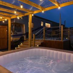 Horse Truck Tiny Home with Hot Tub