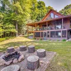 Lakefront Townsend Cabin with Fire Pit, Private Dock