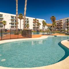 Stunning Apartment In Almerimar With Kitchen