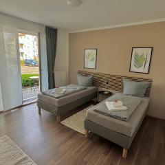 Aura - Nula #2 - 4 Einzelbetten - Parkplatz - Nähe Infra Leuna - Ideal für Teams