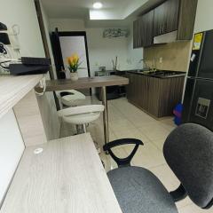 Acogedor Apartaestudio con Todas las Comodidades en Unidad Privada con Piscina