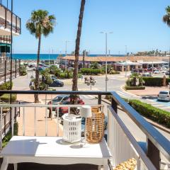 Luxe 6 pers strand app met zeezicht en zwembad Arenal Beach