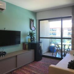 La Fleur Polinésia - Flat Luxo para 8 pessoas - Muro Alto